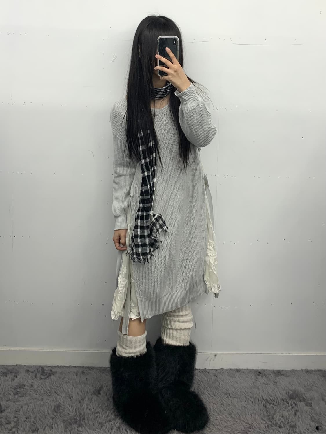 Mercuryduo 니트 리본 원피스 상품이미지1