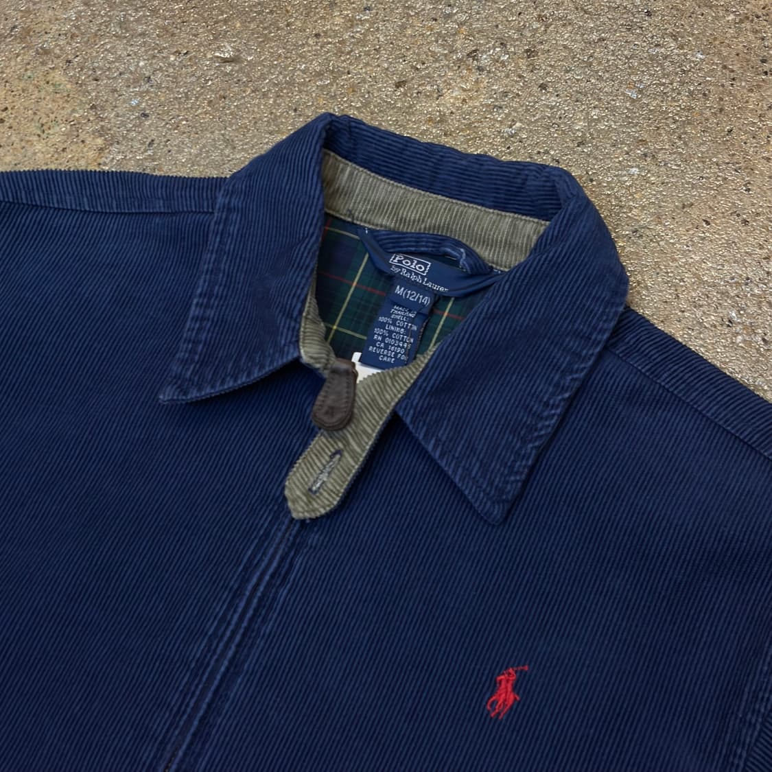 00s 미국빈티지 폴로랄프로렌 코듀로이 헤링본 골덴 스윙자켓 스윙탑 상품이미지4