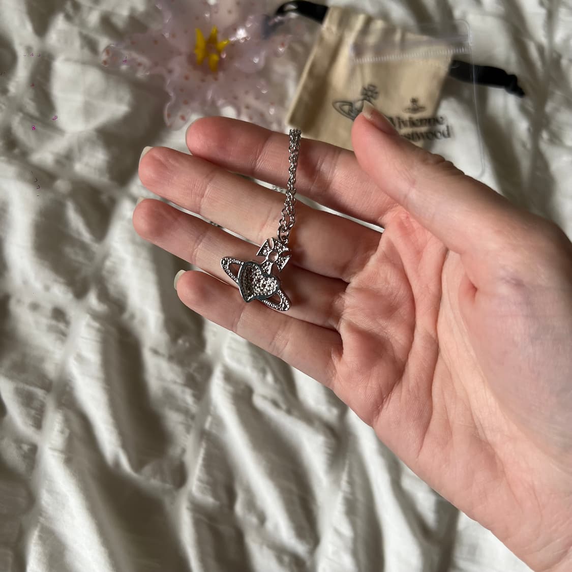 비비안웨스트우드 아그나사 바스 릴리프 네크리스 상품이미지7