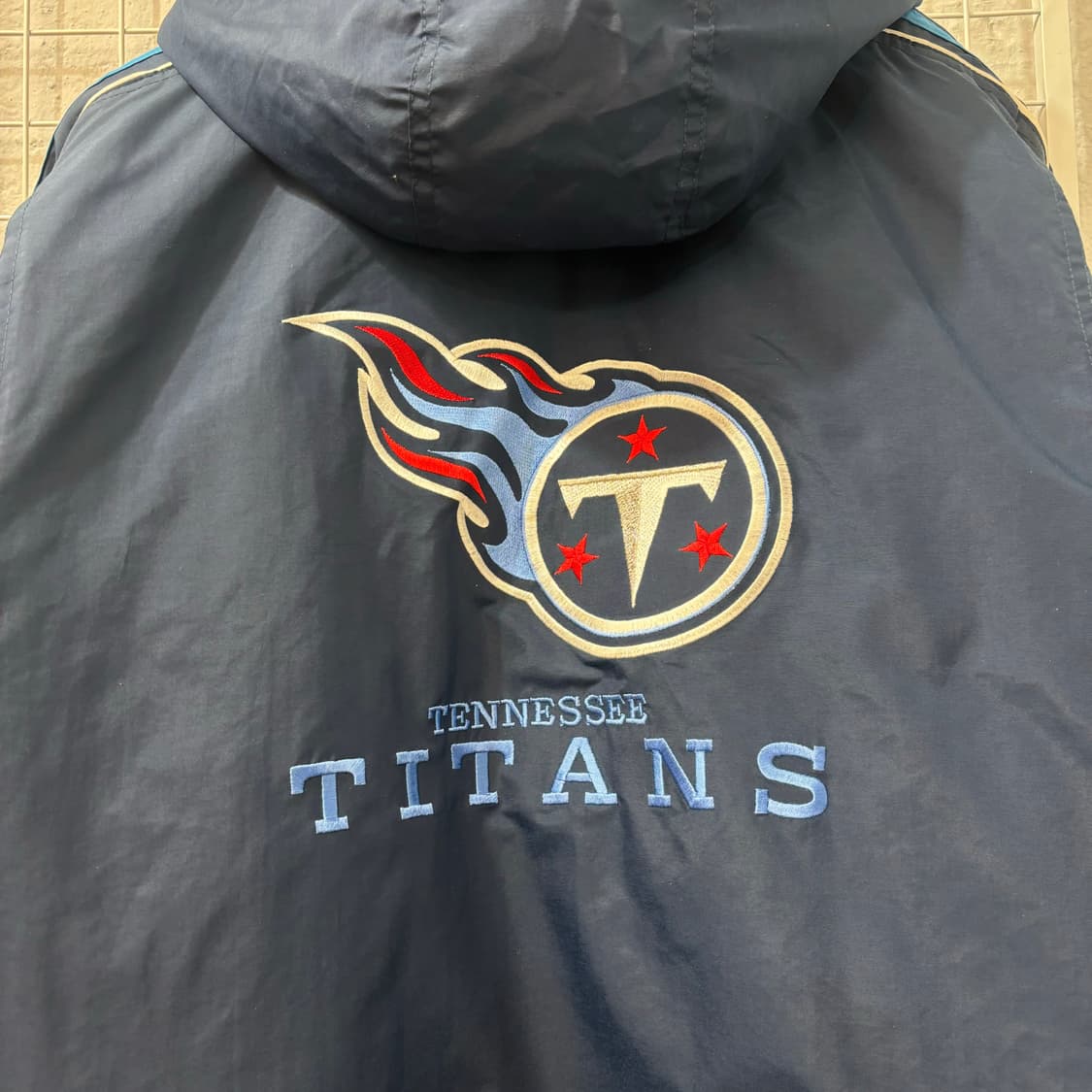 NFL X 스타터 90s 올드스쿨 테네시 타이탄스 패딩 자켓 XL 상품이미지6