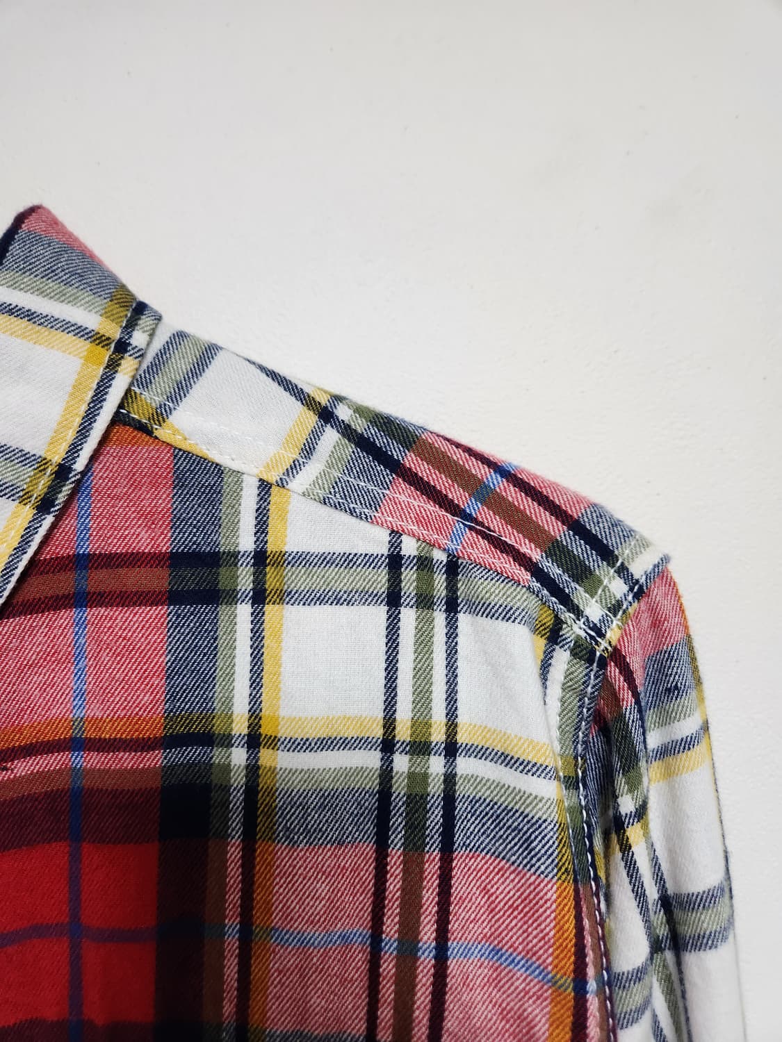 타미힐피거Tommy 체크 셔츠 M - S121 상품이미지3