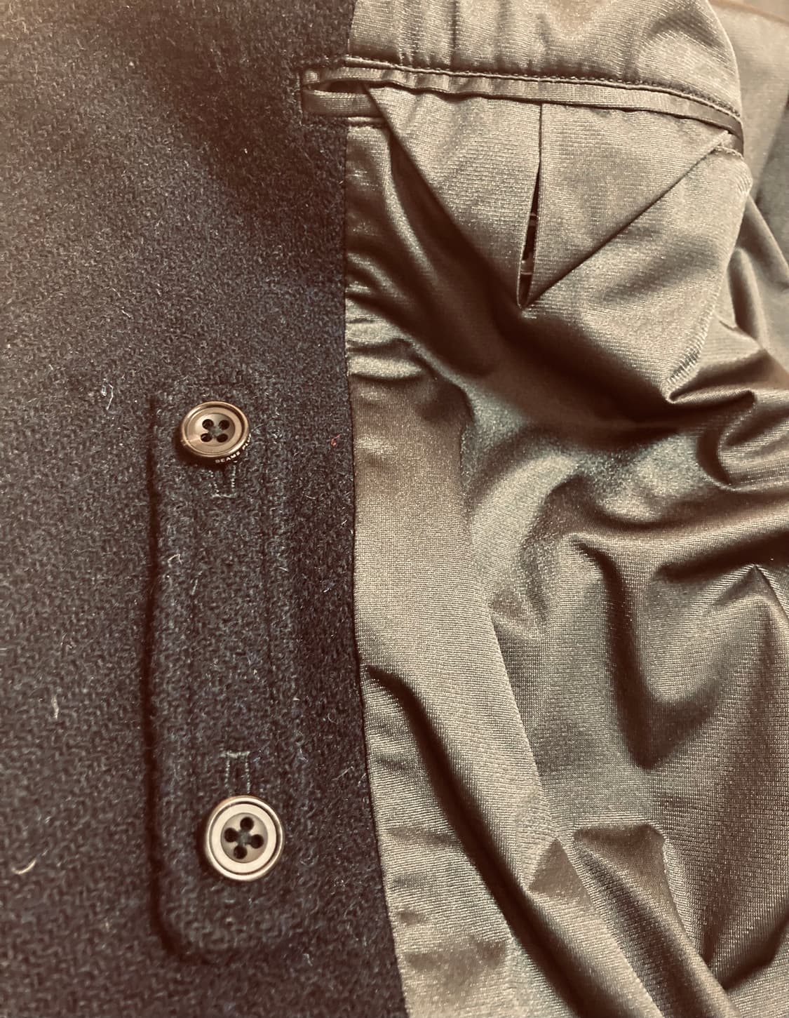 빔즈 플러스 해리스 트위드 발마칸 코트 S 상품이미지5