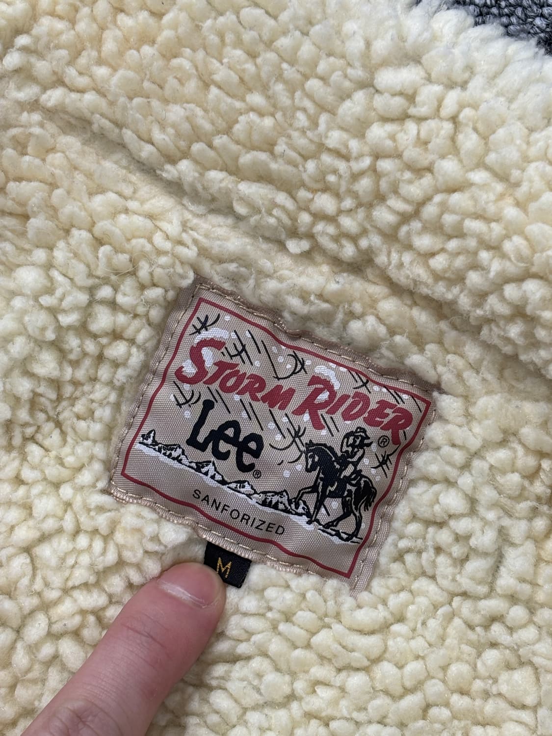 Lee 스톰라이더 양털 데님 자켓 M 상품이미지5