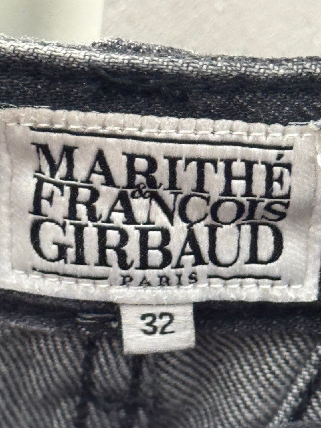 마리떼 블랙 데님 팬츠 32 상품이미지4