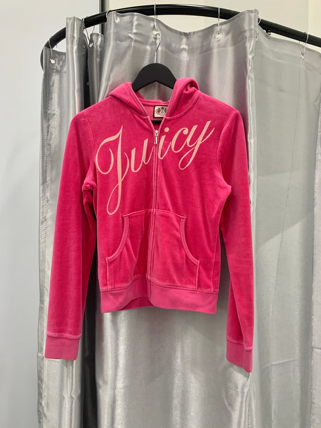 Juicy Couture Y2k  Velvet Hood Zip up 상품이미지4