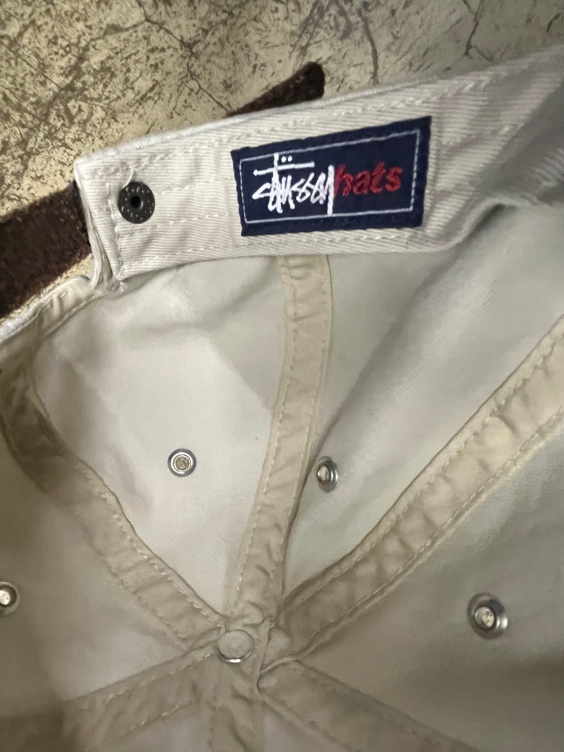 90s 스투시 스펠아웃 볼캡 상품이미지6