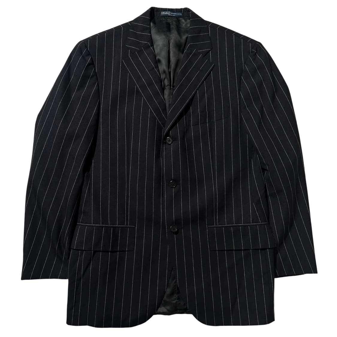 폴로 랄프로렌 이태리 메이드 스트라이프 싱글 3B 블레이저 상품이미지1