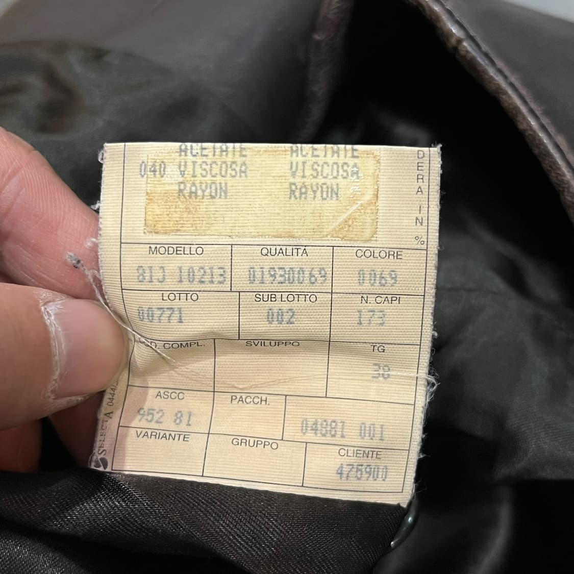  엠포리오 아르마니 레더 자켓 y13917 상품이미지9