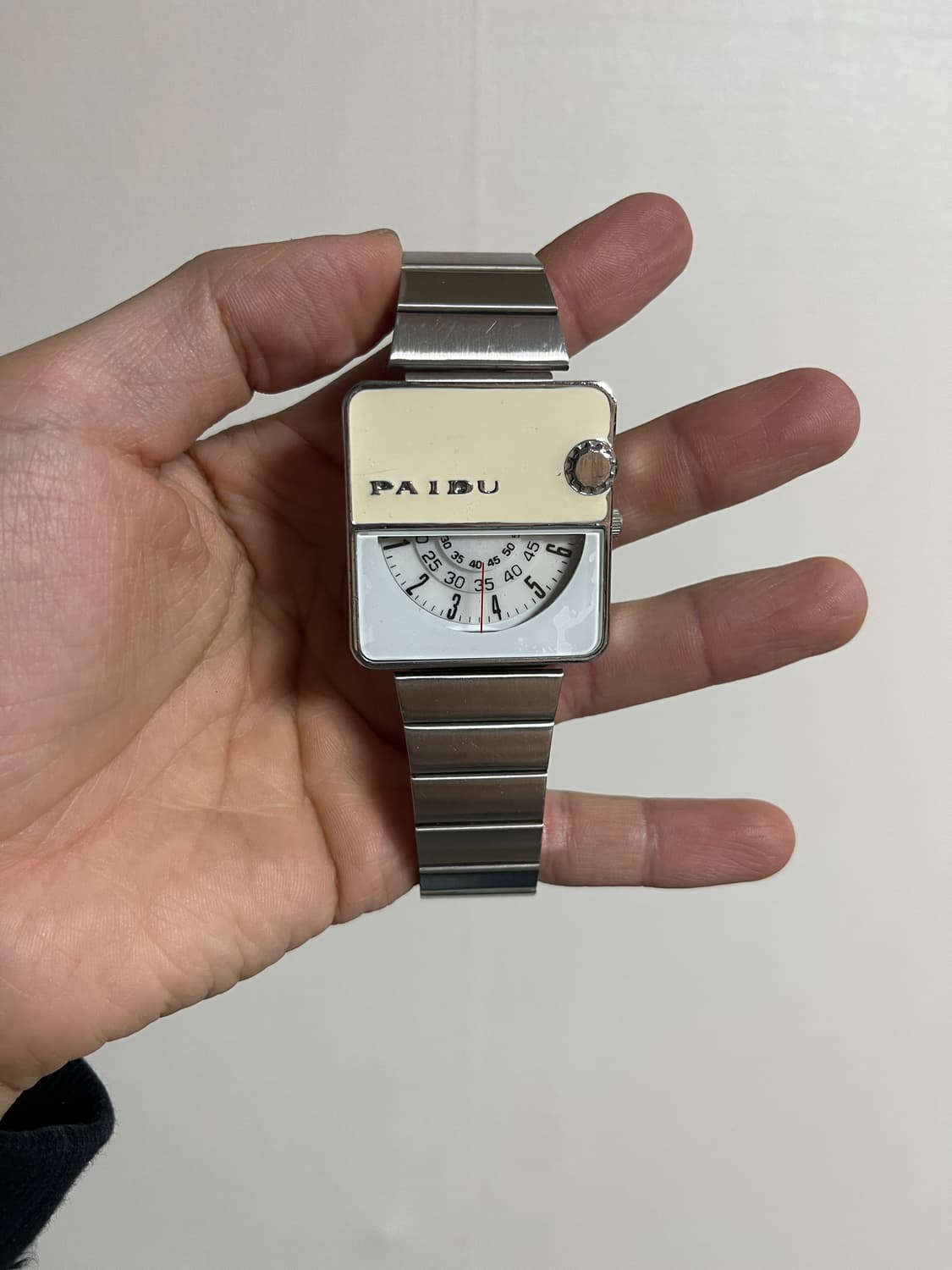 [빈티지/데드스탁] 계기판 스타일 체인 시계 상품이미지1