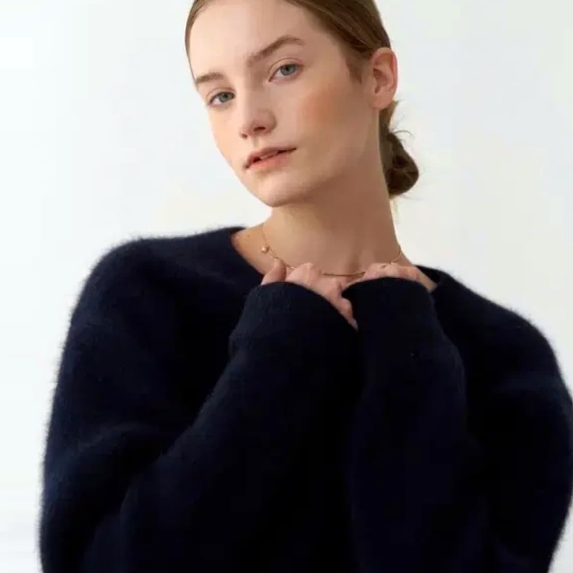 시에(SIE) 벨라 폭스 블렌드 니트 프리사이즈 상품이미지2