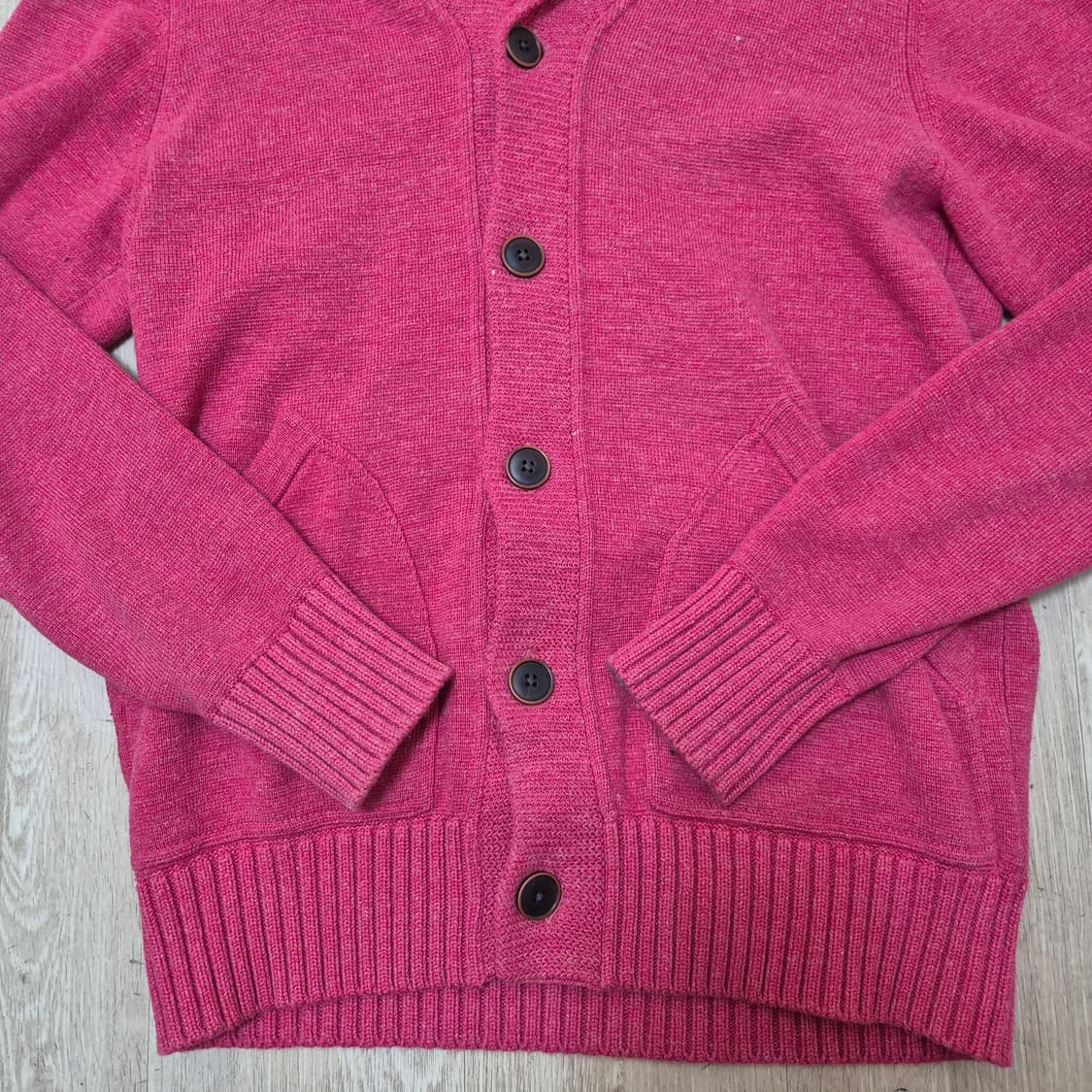 타미힐피거 여성 모직 숄카라 가디건  상품이미지3