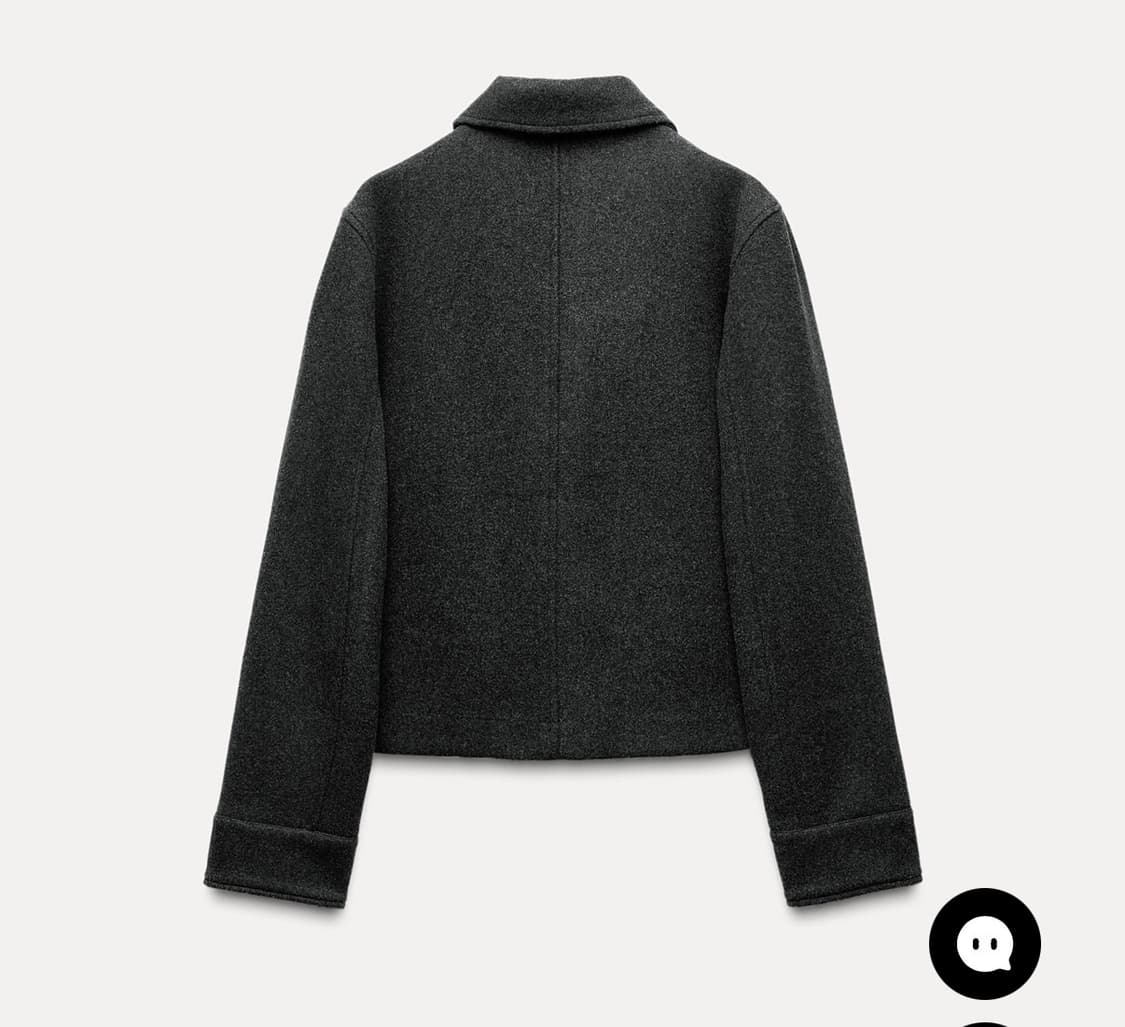 자라 소프트 포켓 재킷 그레이 S 새상품 상품이미지2