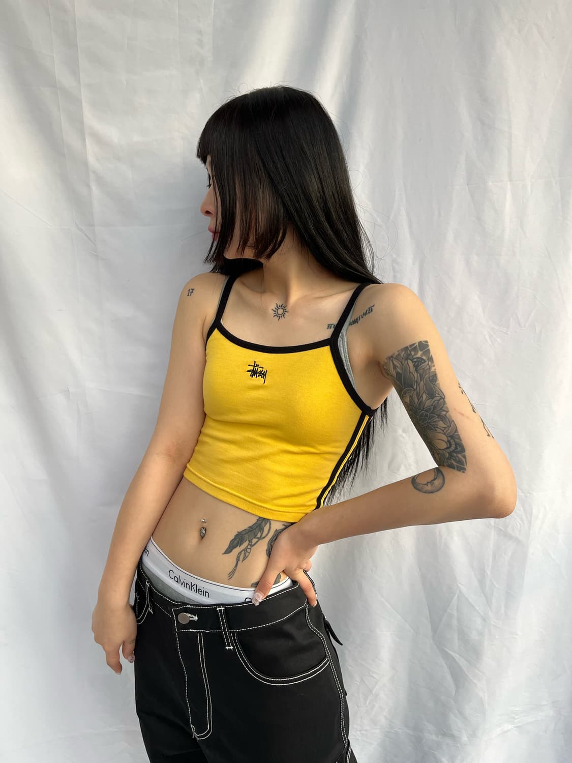 스투시 크롭 슬리브리스 상품이미지4