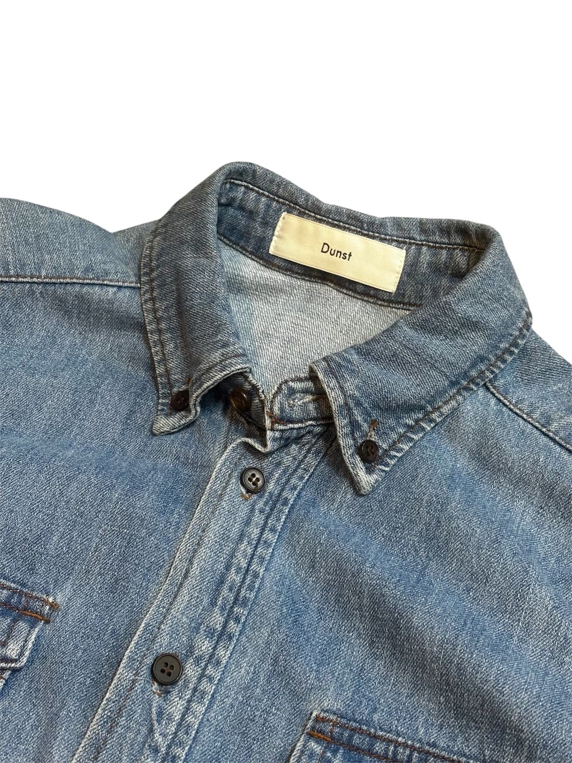 던스트 데님 셔츠 상품이미지5