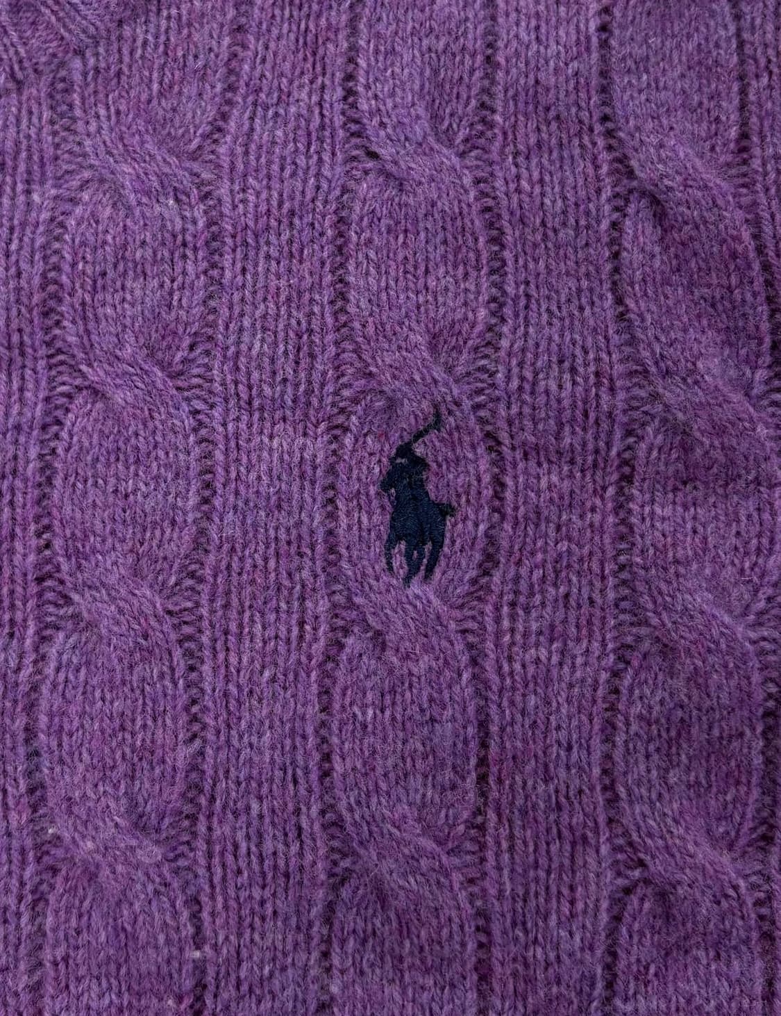 폴로 랄프로렌 울 캐시미어 여성 꽈배기 니트  상품이미지2