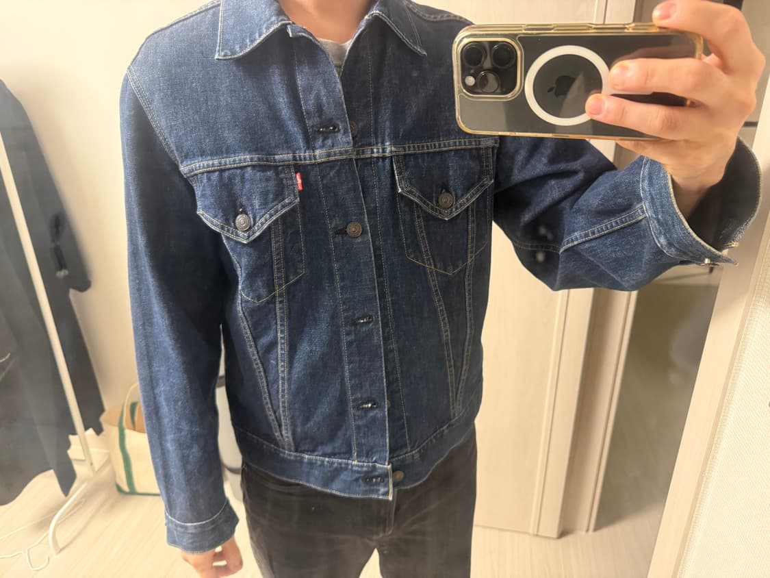 90s 일본판 리바이스 데님자켓 g쟌 71557 40 상품이미지6