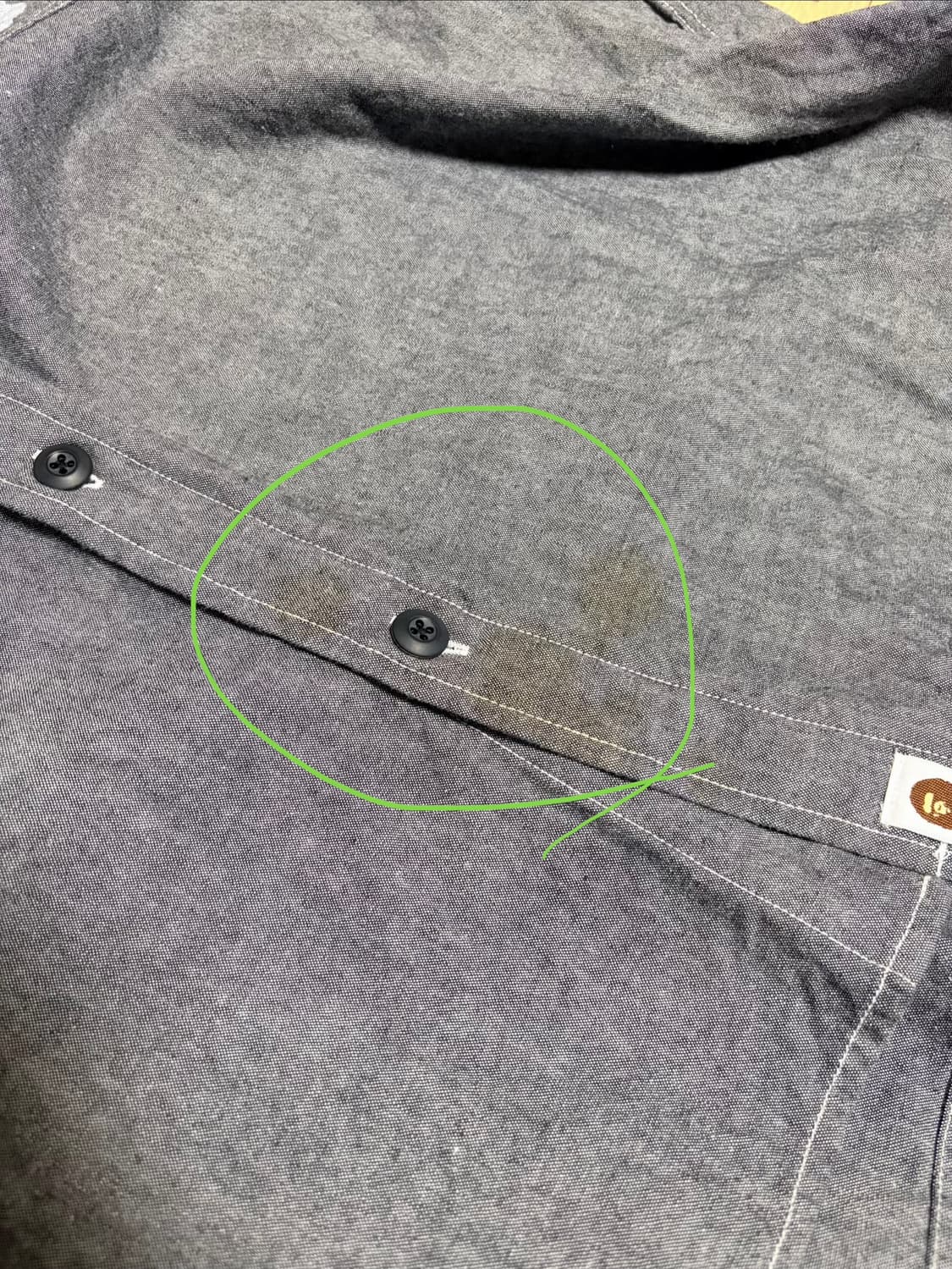 [L] 베이프 워크셔츠 상품이미지6