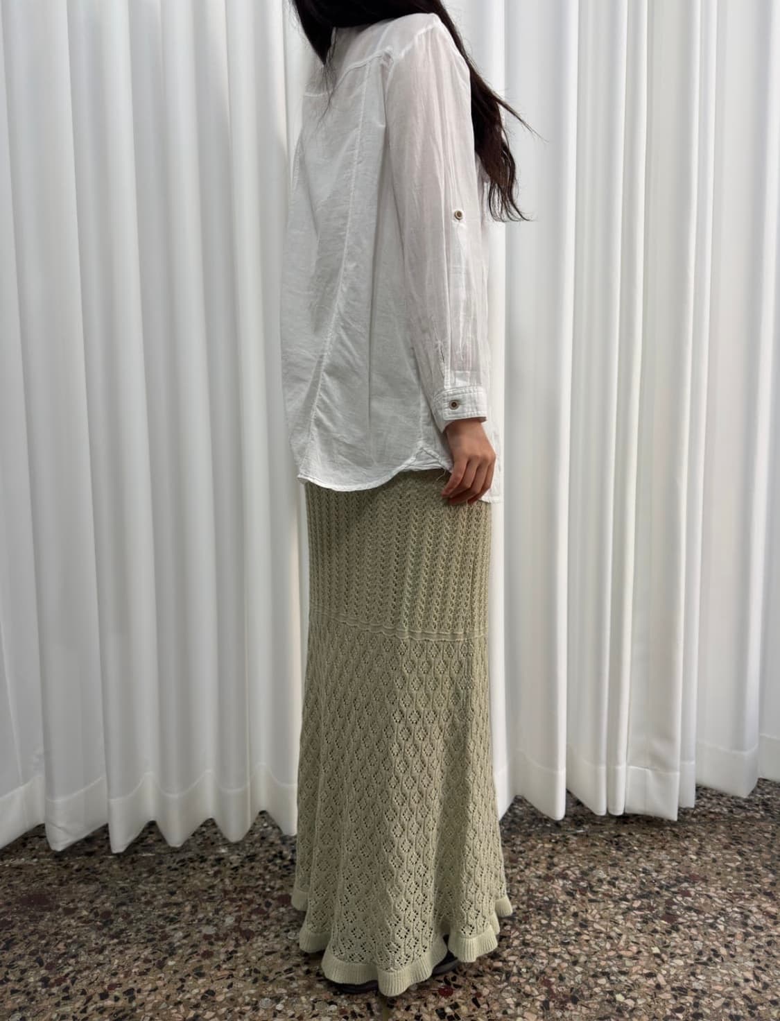 gu crochet skirt 상품이미지3