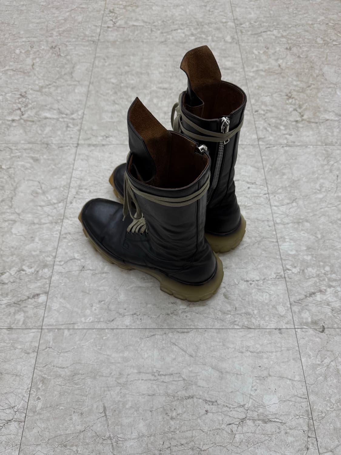 Rick Owens / 시시포스 트랙터 부츠 클리어솔 / 41 (270) 상품이미지4