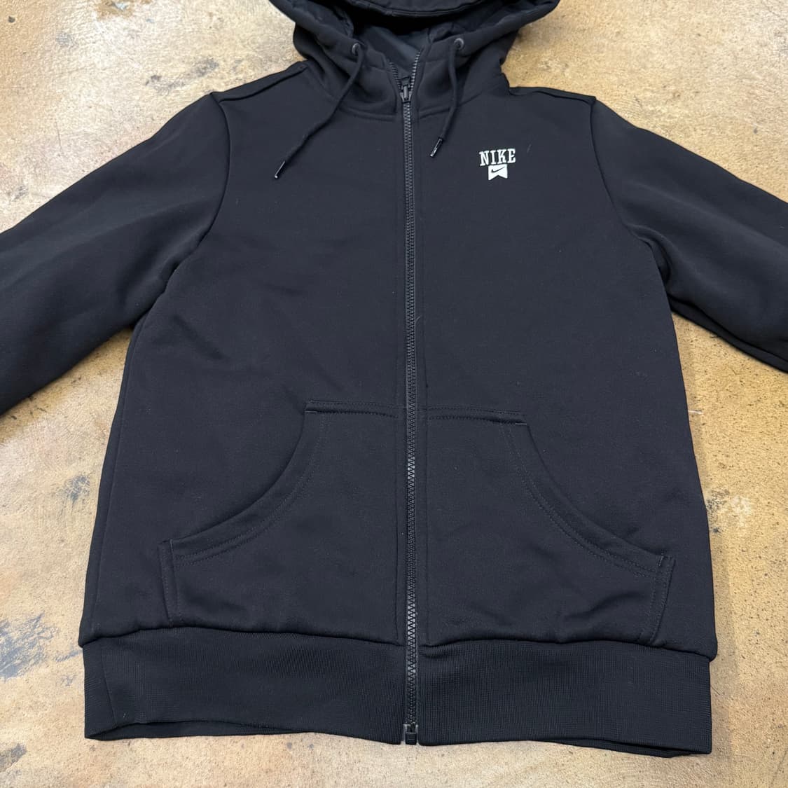 [정품/S] 나이키 퀼팅 후드 양면 패딩 블랙 b10 상품이미지5