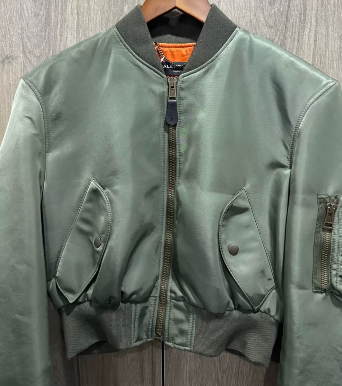 [S] 발렌시아가 17ss 크롭 봄버 자켓 상품이미지3