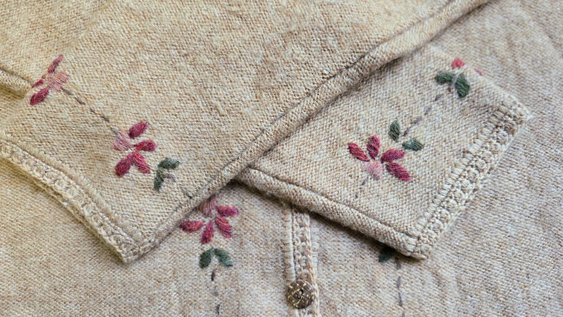 Woolrich 울리치  퓨어 울 100% 자수 가디건 상품이미지3