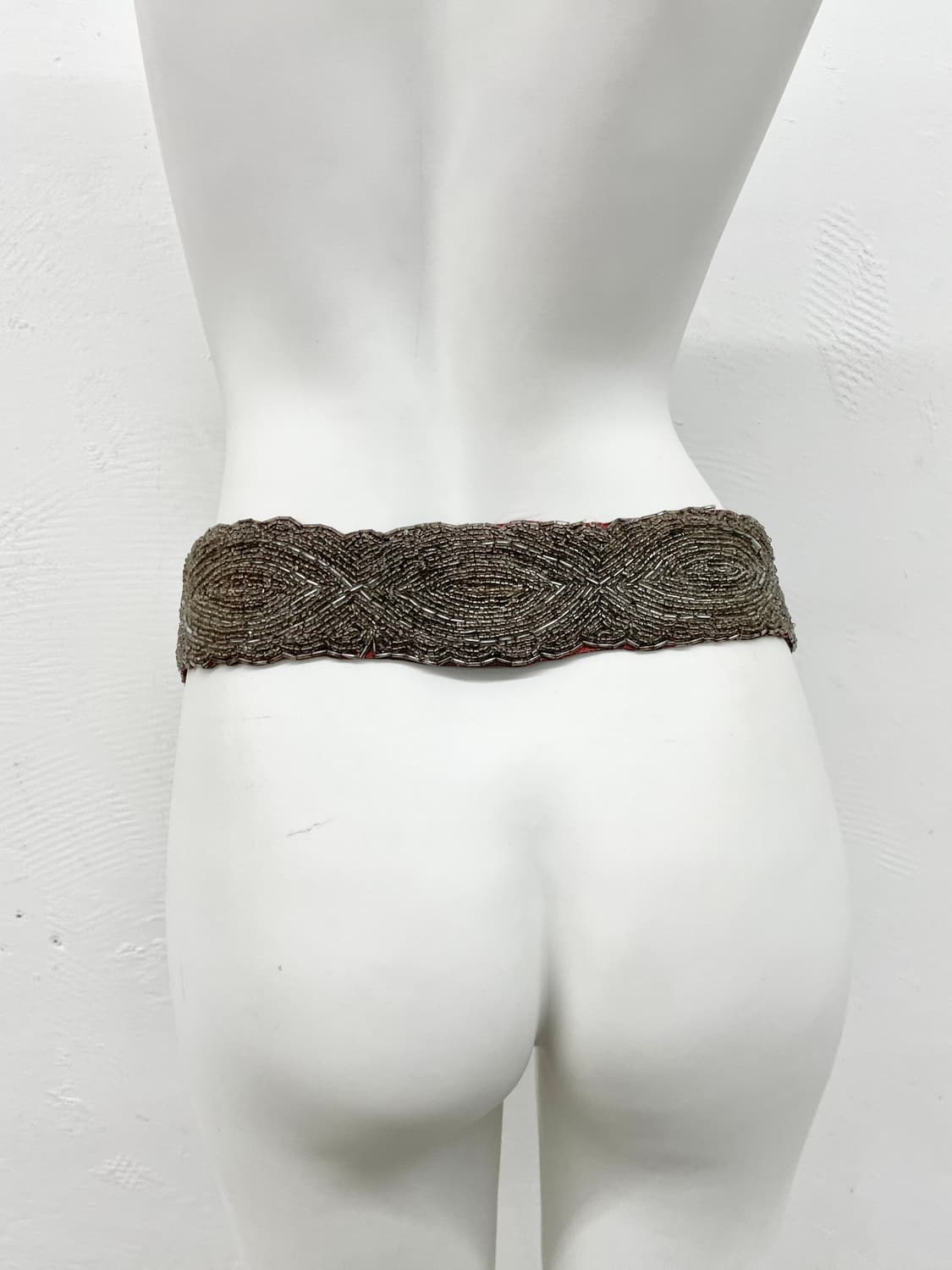 리얼레더 페어리 비즈 디테일 벨트*레어  상품이미지4