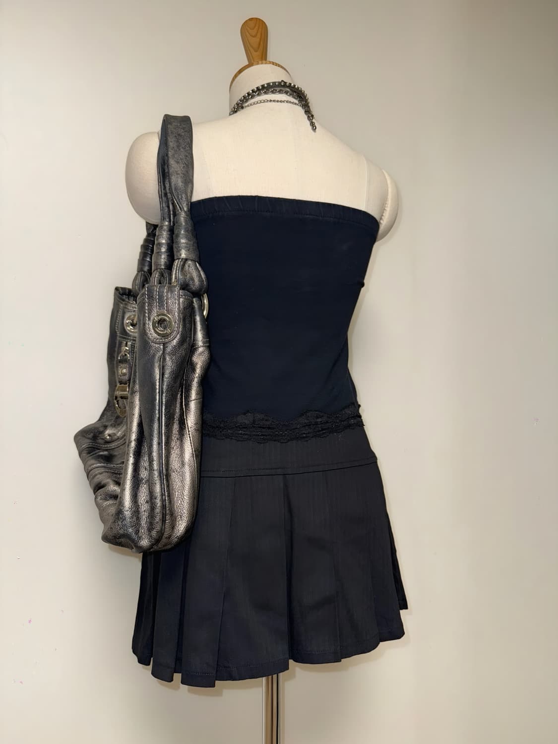 고스 트랄라라 리본 튜브탑 상품이미지5