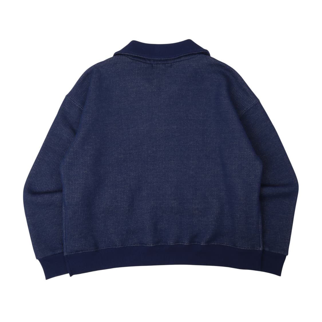 더 일마 블루 하프 집업 니트 상품이미지2