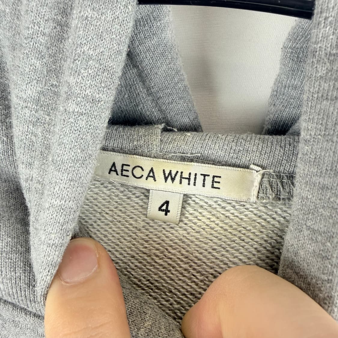 (M) 마크곤잘레스 로고 후드 티 그레이 상품이미지5