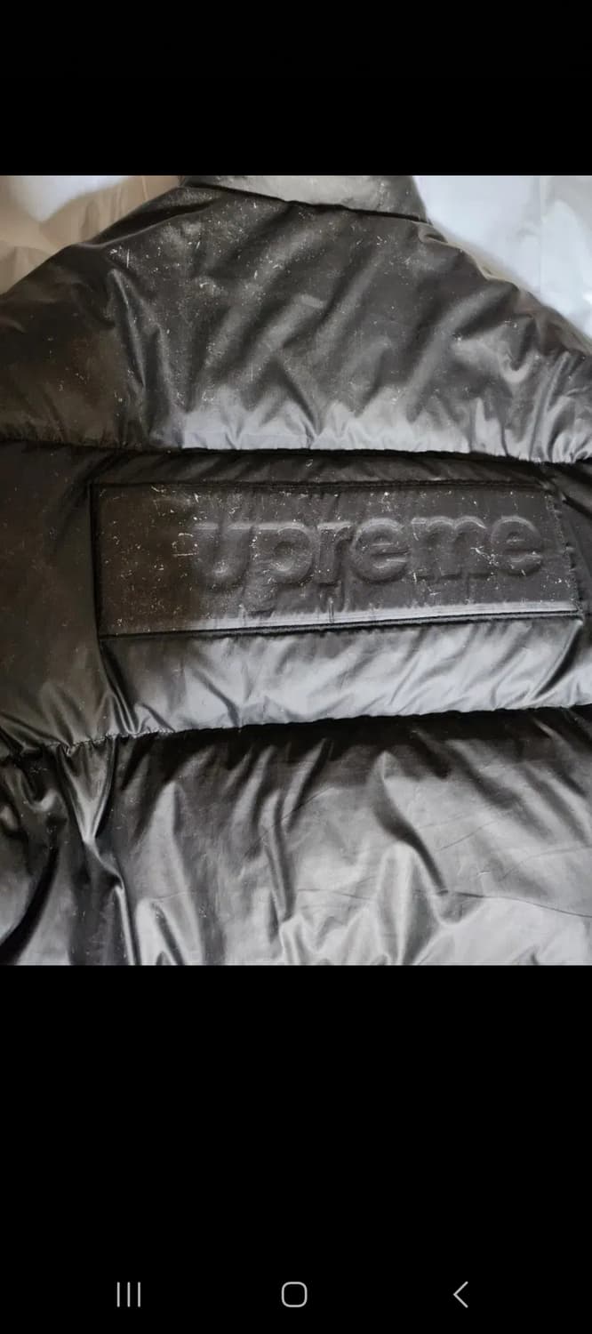 슈프림 패딩 리플렉티브 스페클 다운자켓 블랙 M 상품이미지7