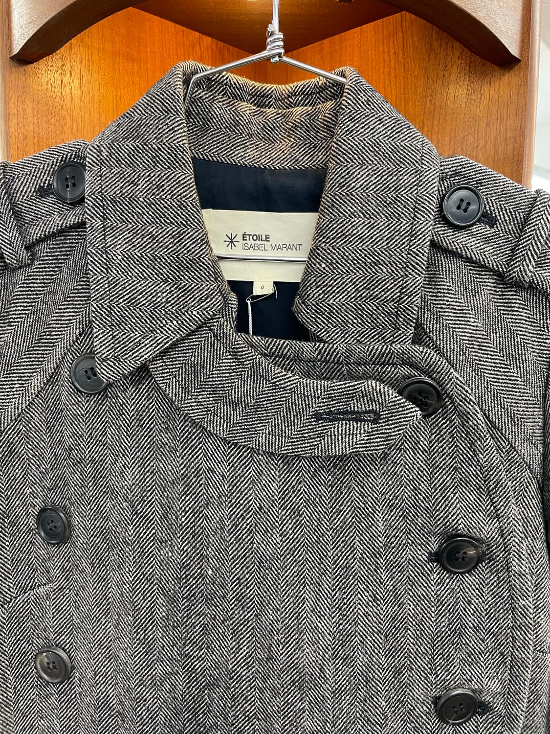 이자벨마랑 더블브레스티드 헤링본 코트 상품이미지9