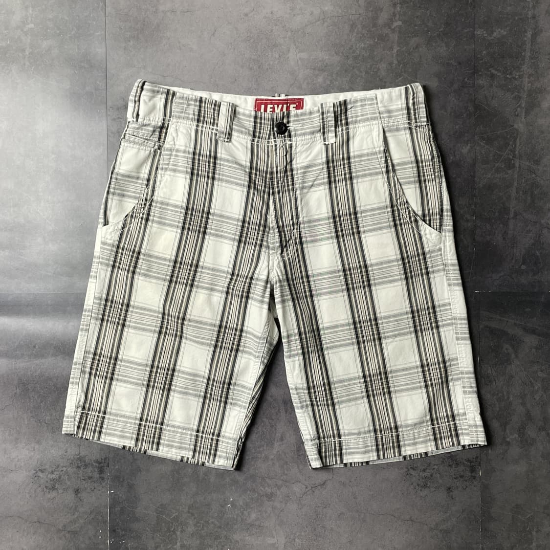 LEVI'S 리바이스 빈티지 체크 하프팬츠 A01041 상품이미지1