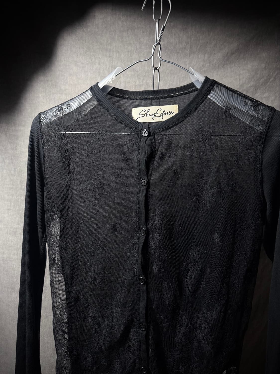 SHARE SPIRIT Lace Cardigan 상품이미지3