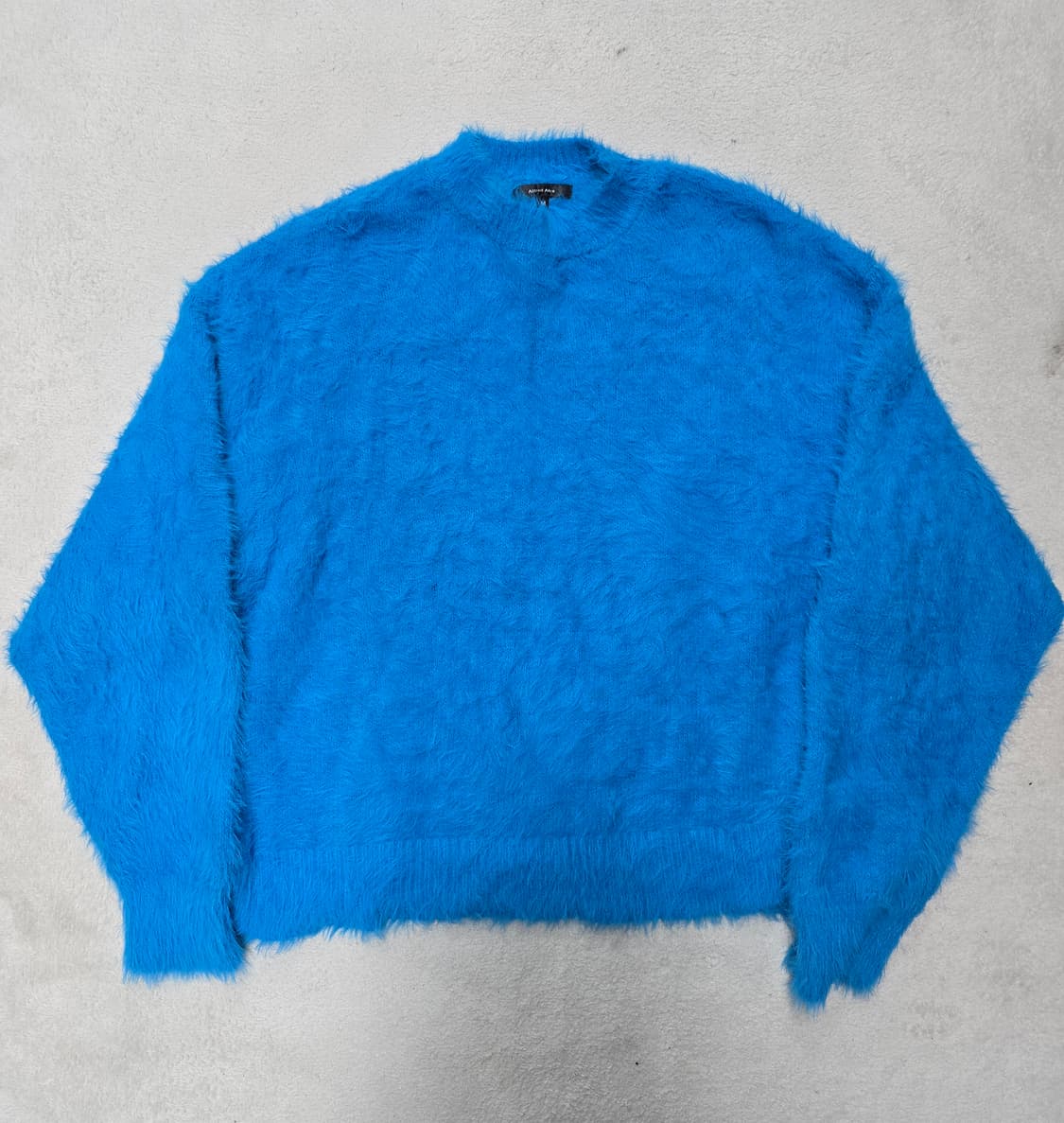 Alfred Alex 알프레드 알렉스 블루 퍼 니트 스웨터 상품이미지3