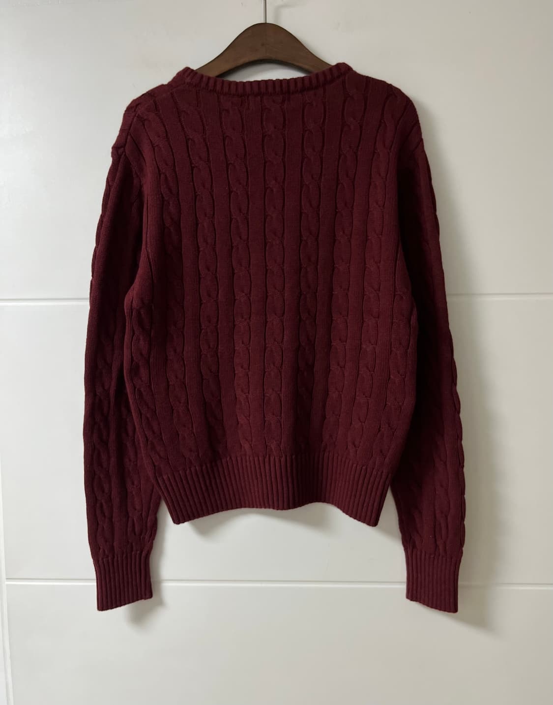 폴로 꽈베기 니트 폴로 케이블 니트 상품이미지1