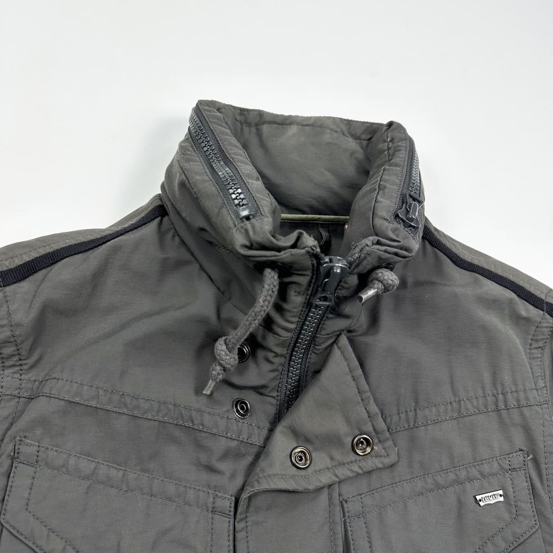 리바이스 오리지널 차콜 사파리 자켓 (S) 상품이미지3