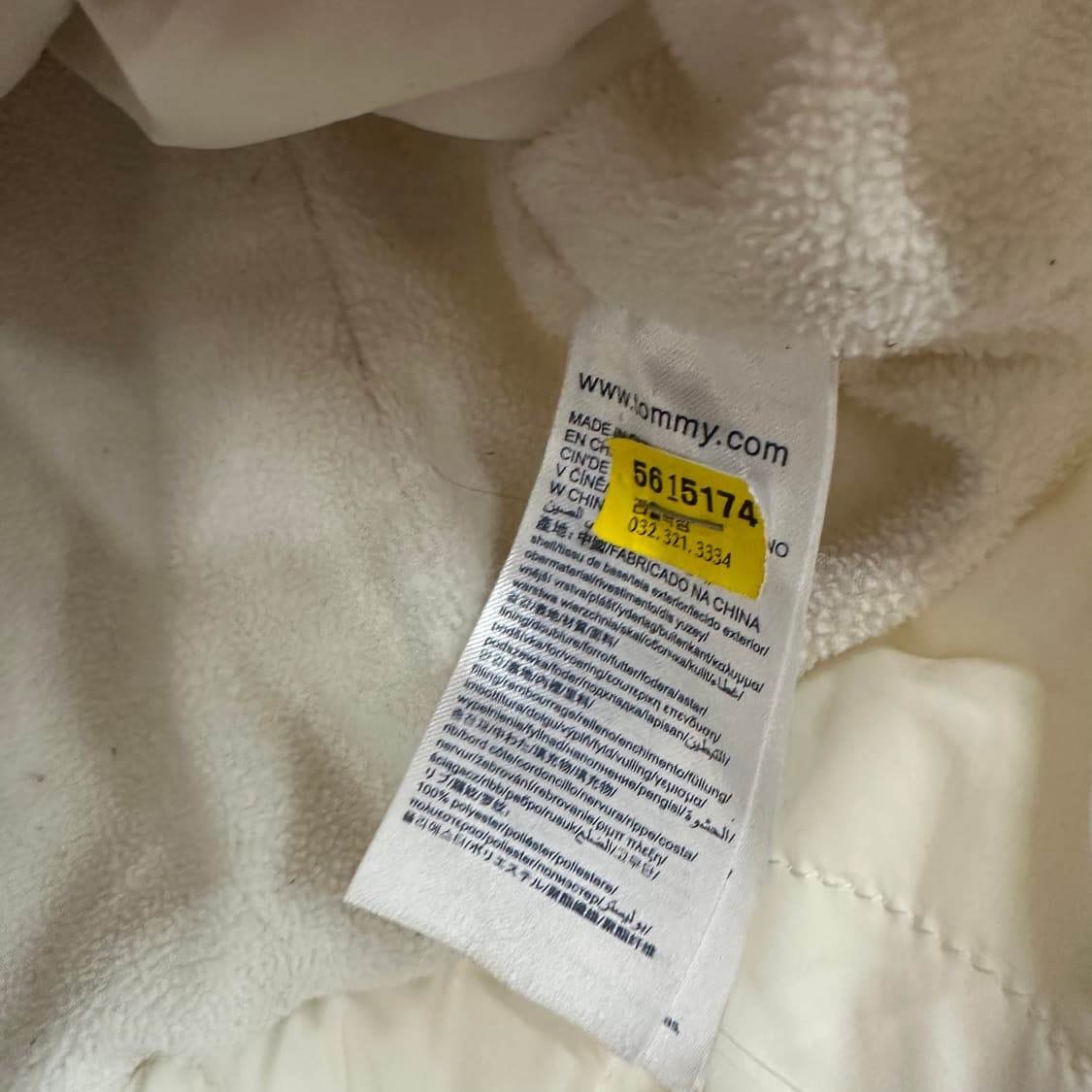 90 타미힐피거 여자 퀄팅 웰론 패딩조끼 상품이미지4