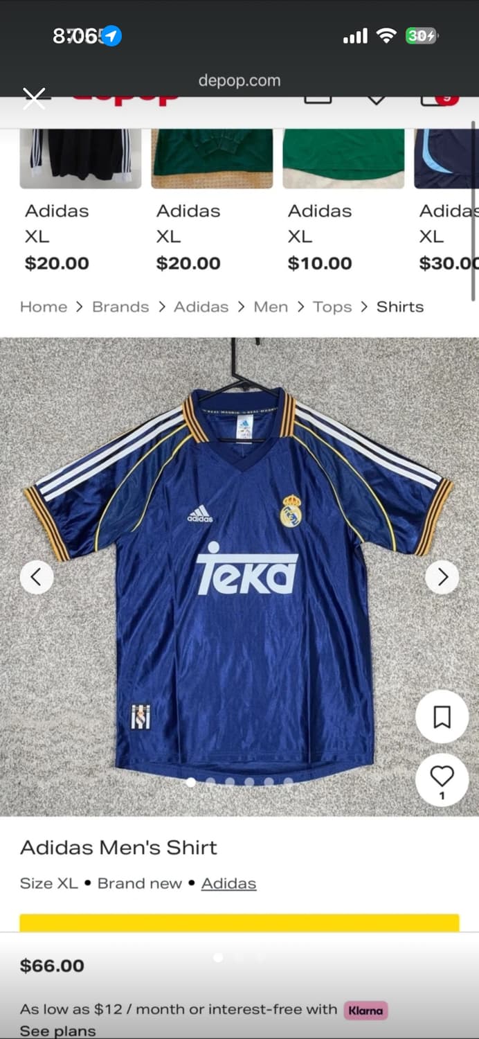 레알 마드리드 98/99 xl 상품이미지1