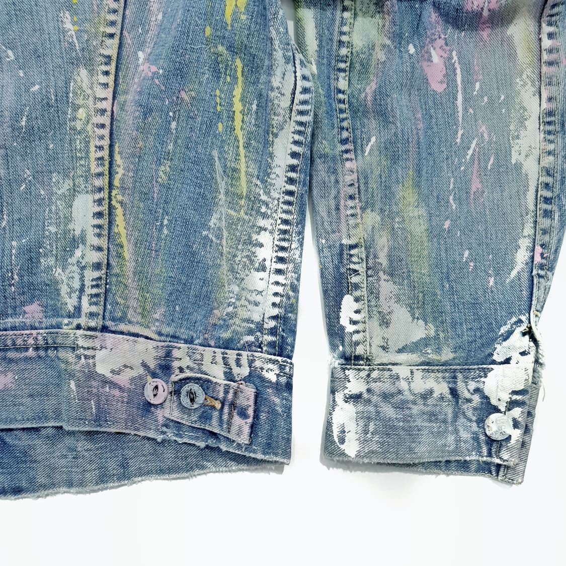 lee 70s 데님 트러커 자켓 페인팅 커스텀 100~105 상품이미지7