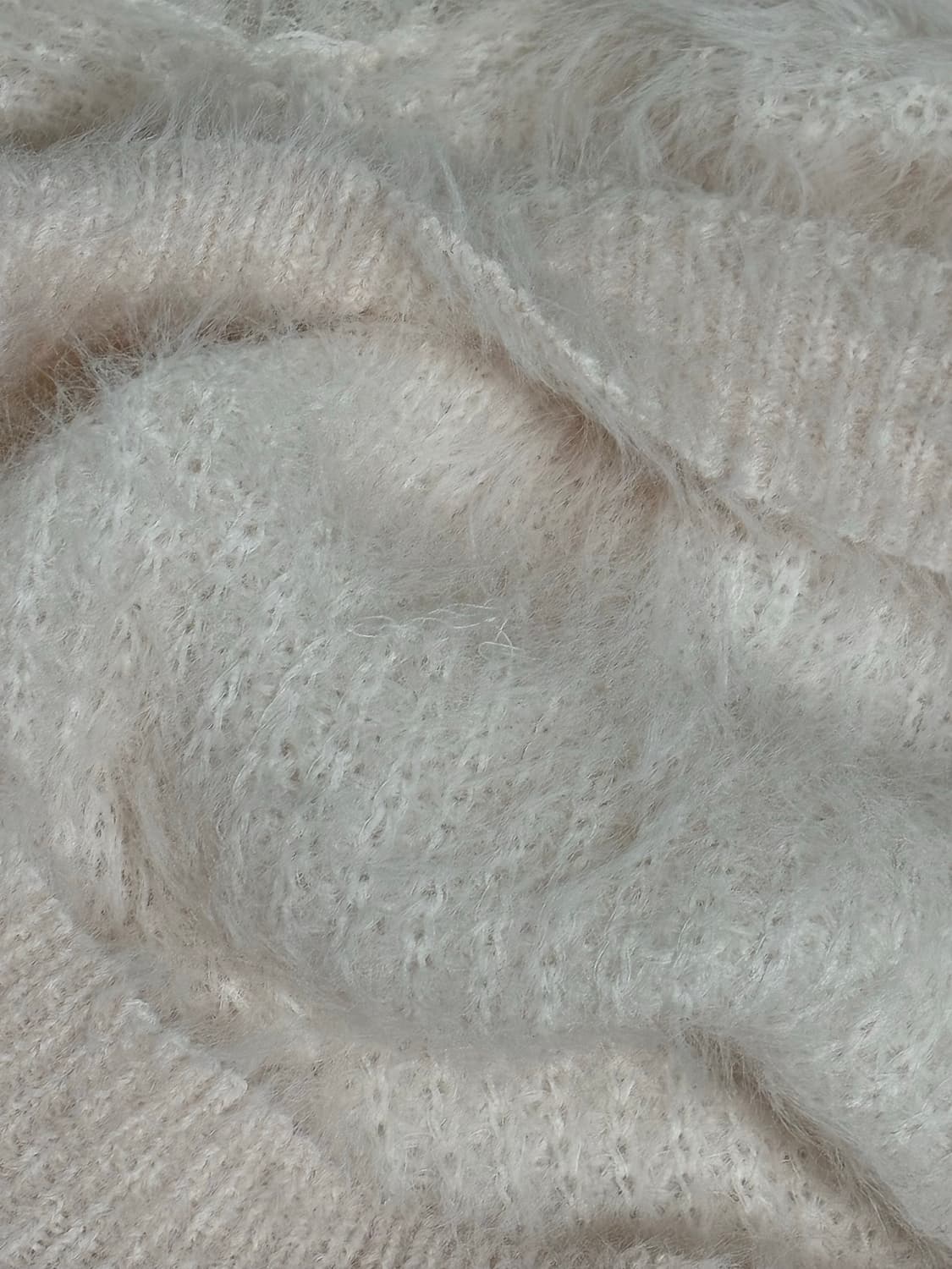 벚꽃룩 추천..♡ 클리시어 블러쉬 레이스 오프숄더 니트 핑크 상품이미지7