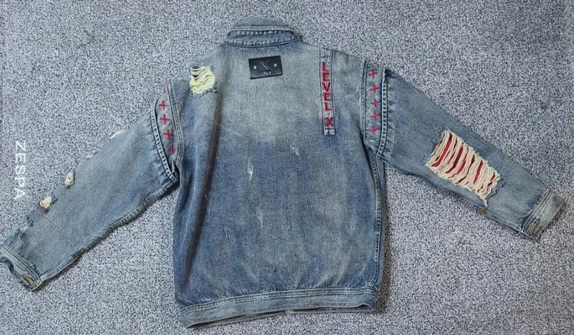일본빈티지 level x데님 자켓 상품이미지3