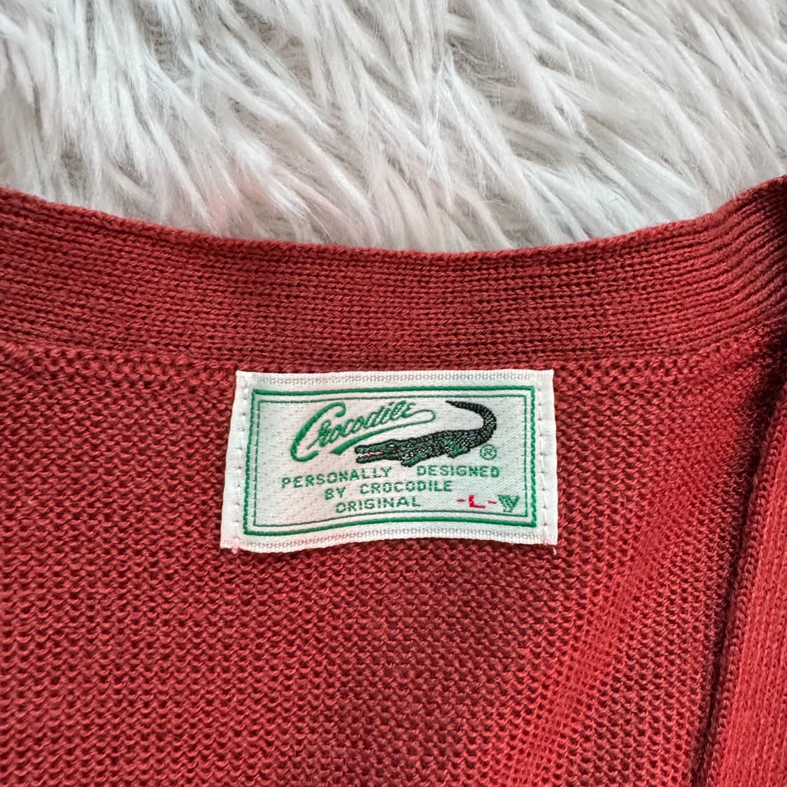 CROCODILE 일본빈티지 빅사이즈 가디건 크로커다일 xxl 110 상품이미지4
