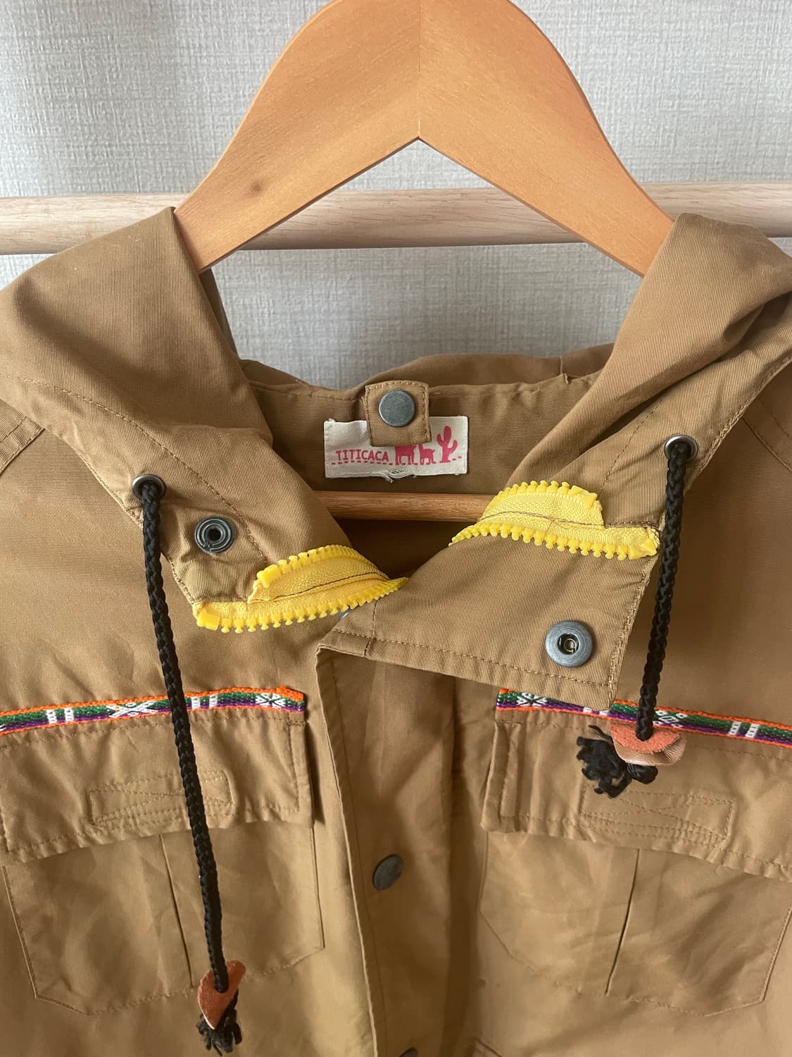 모리걸 빈티지 티티카카 titicaca 야상 자켓 🐪💛🧡 상품이미지2