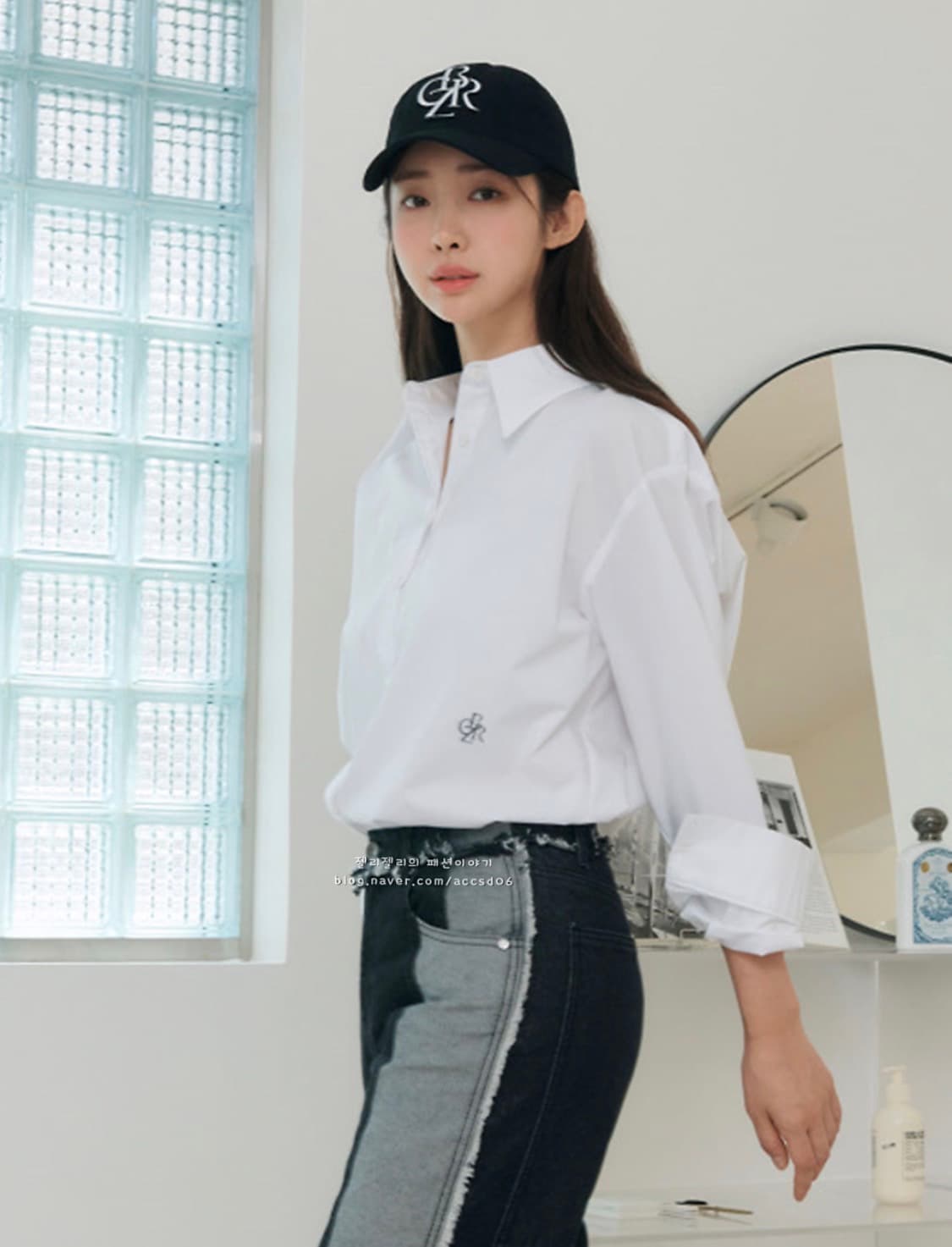 시티브리즈 링클 프리 베이직 셔츠 화이트(프리) 상품이미지2