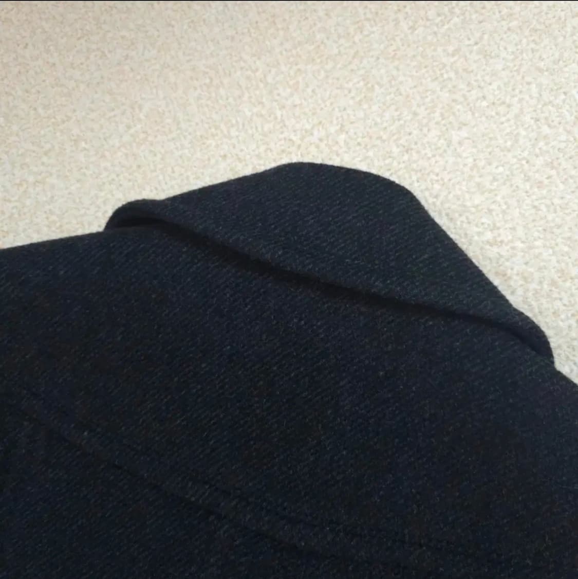 (54)KEITH 울 모직 더블 숏 코트 차콜 상품이미지8