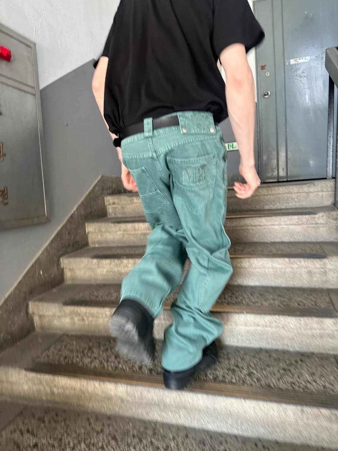 플라스틱프로덕트 MPa CALF POCKET PANTS (EMERALD) 상품이미지1