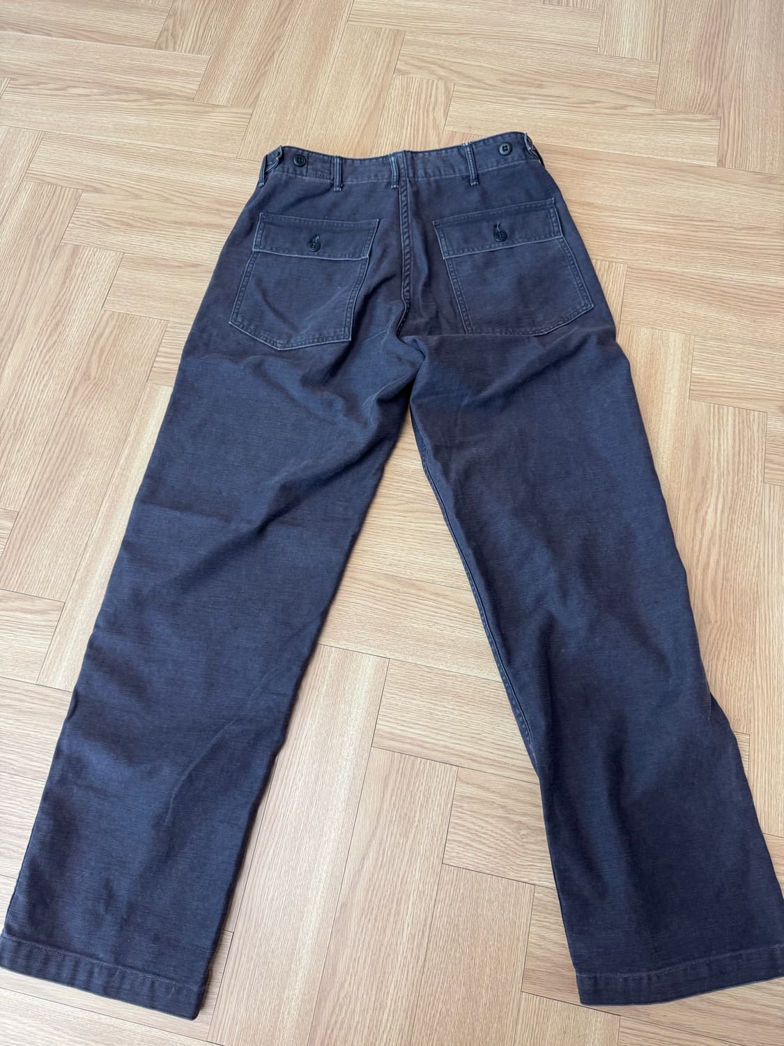 오어슬로우 퍼티그 팬츠 블랙스톤워싱 / M(2) / 레귤러핏 상품이미지4