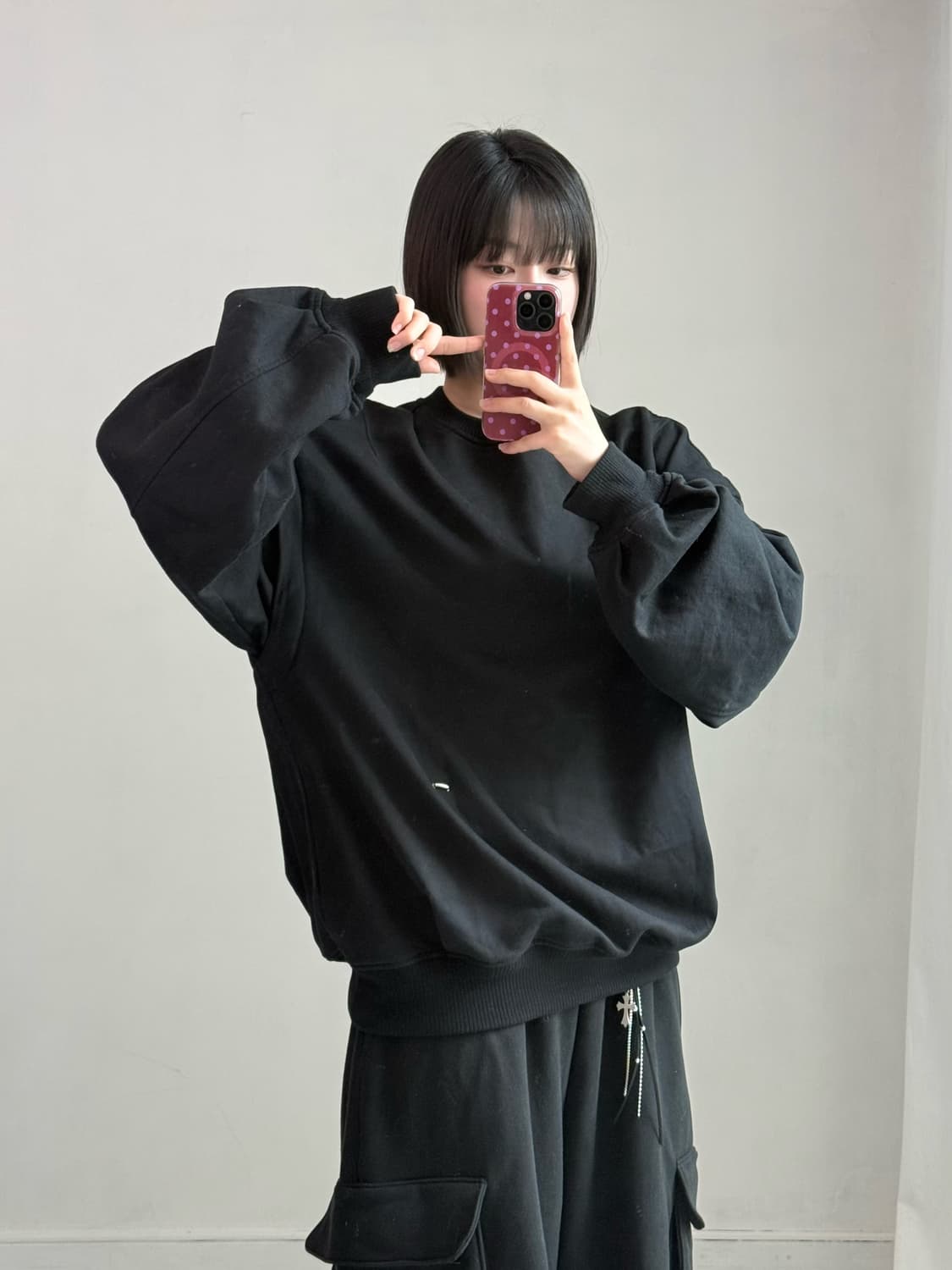 26ss 송지오 컬렉션 아크엔젤 메타 스웻셔츠 상품이미지2