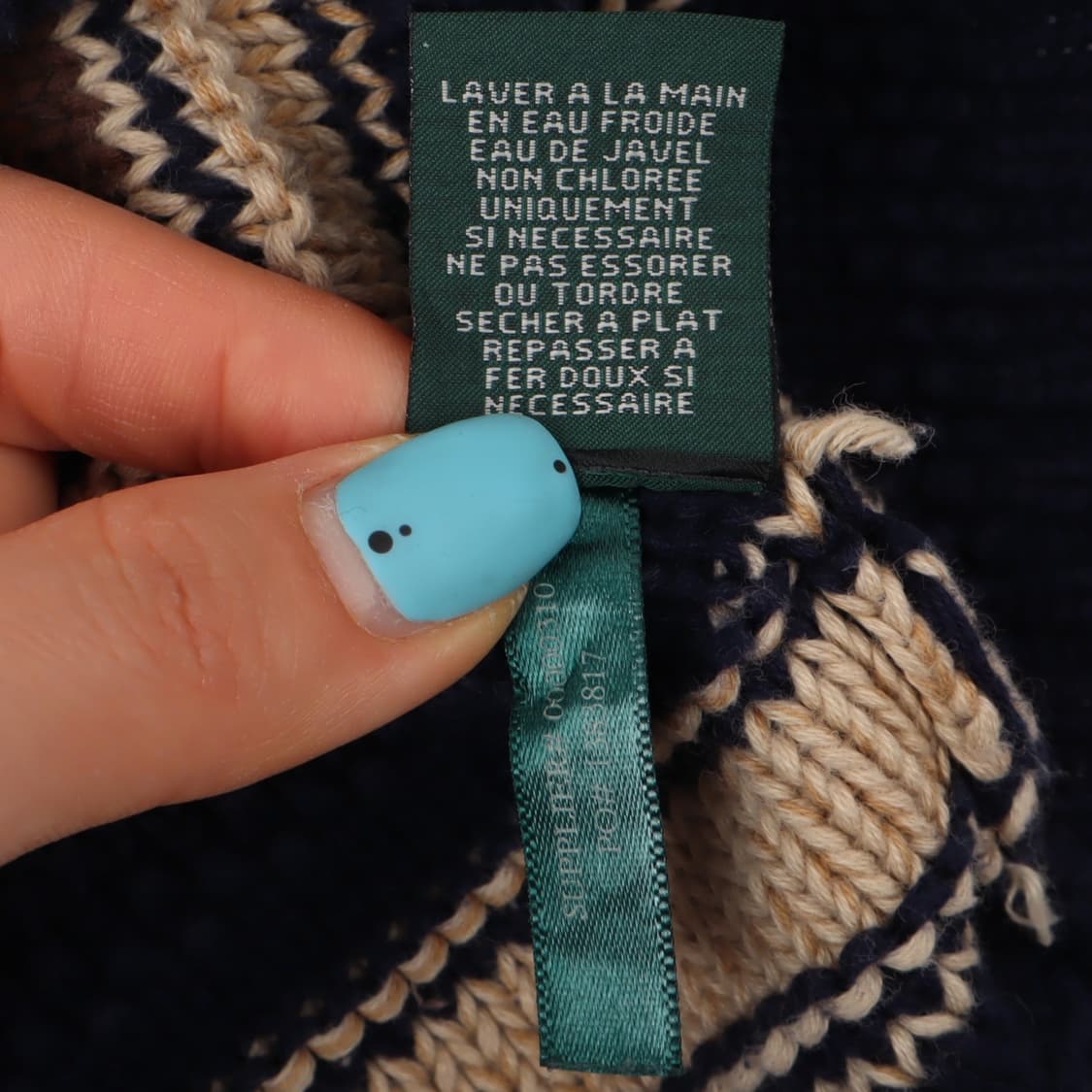 로렌 랄프로렌 베이지 스트라이프 보트넥 니트 상품이미지10